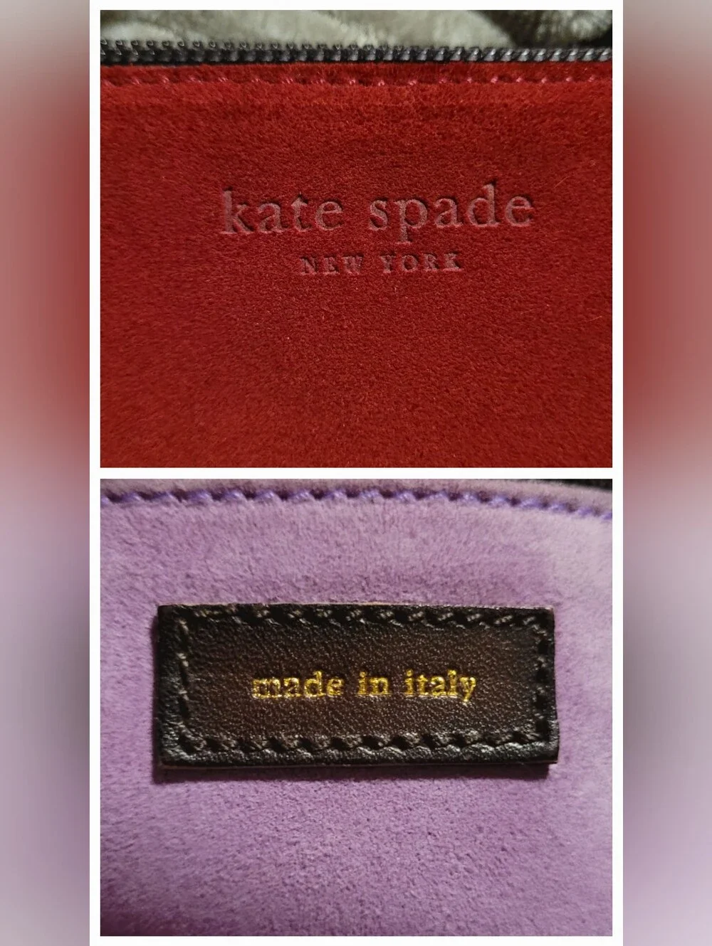 ​RARE Archival VTG Kate Spade Made in Italy Red Suede Shoulder Bag Size OS